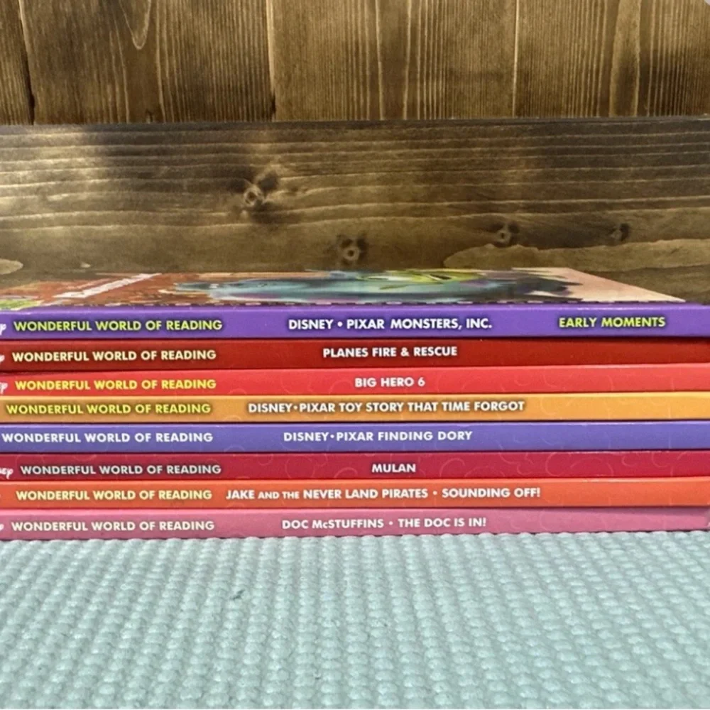 NEW Disney's Wonderful World Of Reading Collection Hardcover LOT 2011-2019 Pixar